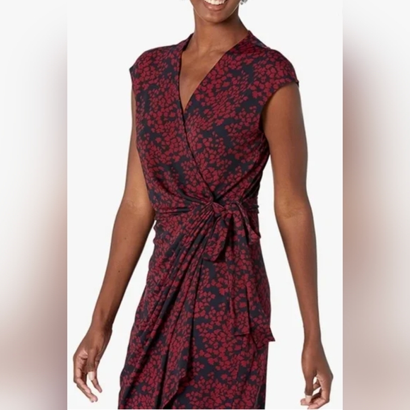 Lark & Ro classic wrap dress size XS BNWOT - Picture 1 of 4